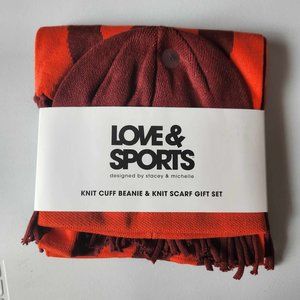 Love & Sports Women's Beanie and Scarf 2-Piece Set - NWT